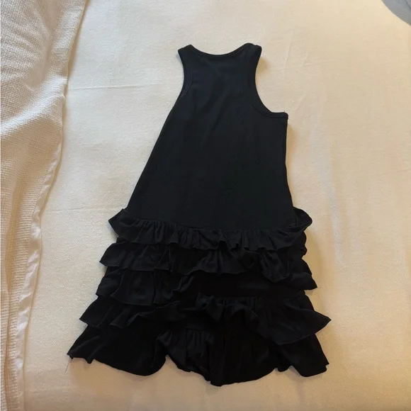 Edikted Black Ruffle Tank Mini Dress - Picture 2 of 2